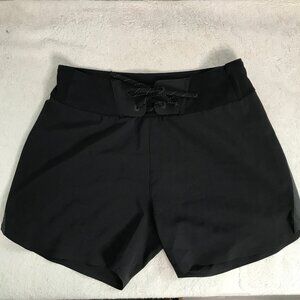 Linea Aqua Black Hybrid Board Shorts Womens Swim Small